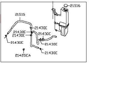 2014 Nissan Pathfinder Coolant Reservoir - 21710-3JV1A