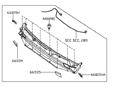 Nissan 66862-9NA0A