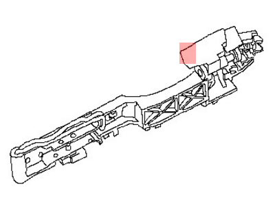 Nissan 80611-3TA1A Bracket Outside Handle