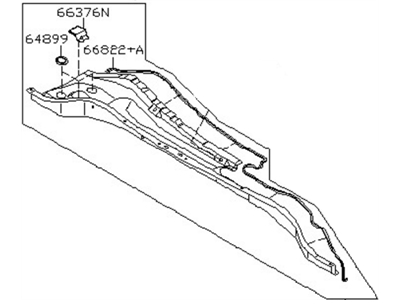 Nissan 66315-CC20A Extension COWL Top