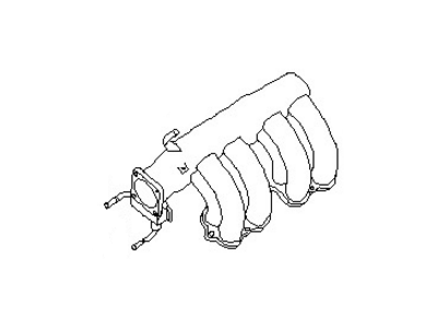 2003 Nissan Murano Intake Manifold - 14010-8J160