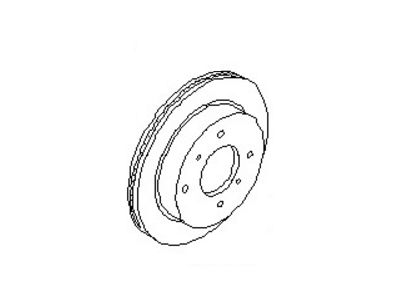 Nissan 240SX Brake Disc - 40206-71E02