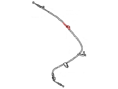 Nissan 36531-3LM0A Cable Assy-Parking,Rear LH
