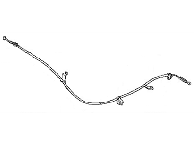2023 Nissan Versa Parking Brake Cable - 36530-5RA0A