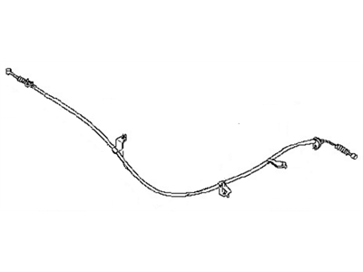 Nissan 36530-3LM0A Cable Assy-Parking,Rear RH