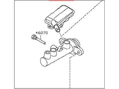 2010 Nissan Quest Brake Master Cylinder Reservoir - 46010-CK100