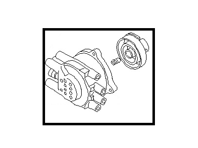 Nissan 22162-D3300 Cap Distributor