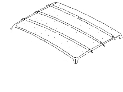 Nissan 73910-14W00 HEADLINING Blk