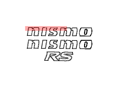 2020 Nissan GT-R Emblem - 84895-3YW0A