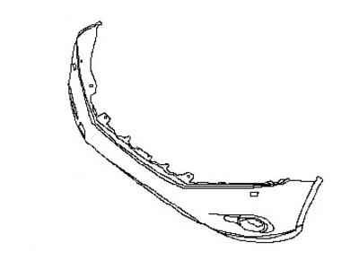 Nissan 62022-3KA0H Front Bumper Cover