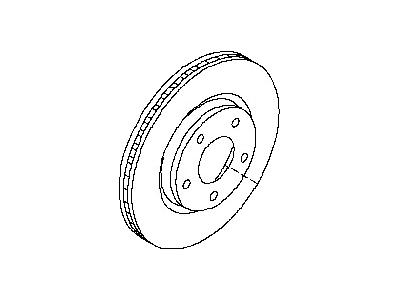 2007 Nissan Sentra Brake Disc - 40206-ET01A