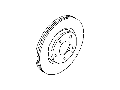 Nissan 40206-ET01A Rotor Disc Brake Front