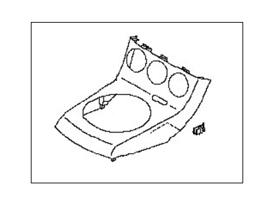 Nissan 96913-CD000 FINISHER-Console Indicator