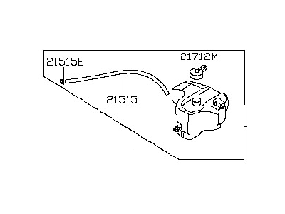 Nissan 21710-5Z000 Tank Assy-Reserve