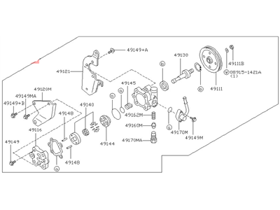 Nissan 49110-Q5600 Pump Assy-Power Steering