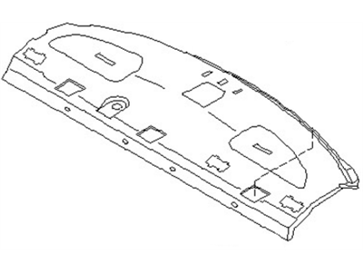 Nissan 79910-ZB062 Finisher-Rear Parcel Shelf