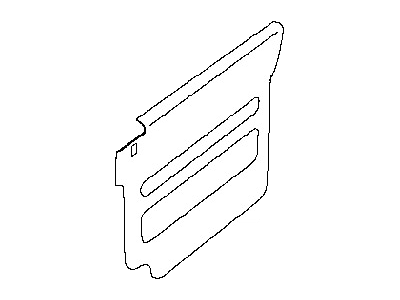 Nissan 82900-5Z001 Finisher Assy-Slide Door,RH