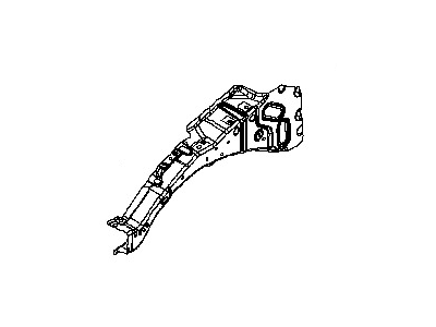 Nissan 64181-3NA0A Reinforcement-HOODLEDGE LH