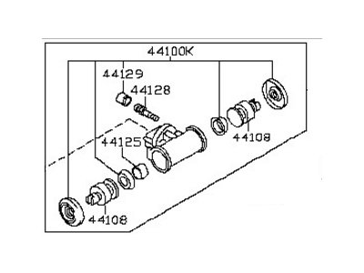 Nissan NV Wheel Cylinder - 44100-3LM0A