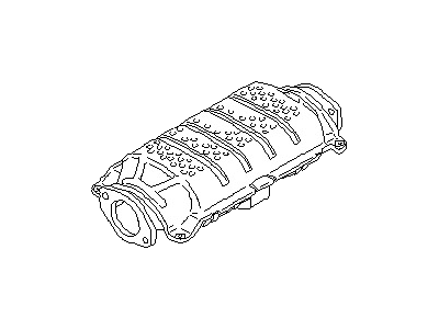 Nissan 20802-P8126 Three Way Catalytic Converter With Shelter