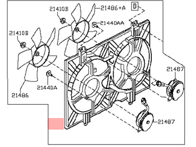 Nissan 21481-3LM0A