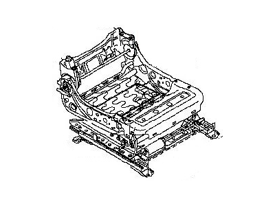 Nissan 87400-1AB0A ADJUSTER Assembly Front Seat, RH