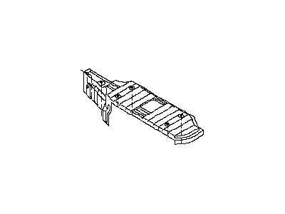 Nissan 74761-JF00A INSULATOR-Heat,Rear Floor