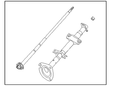 Nissan 48805-1Z605 Column Assy-Steering