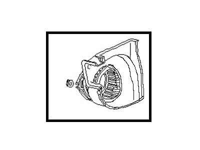 1990 Nissan Van Blower Motor - 27380-22C00