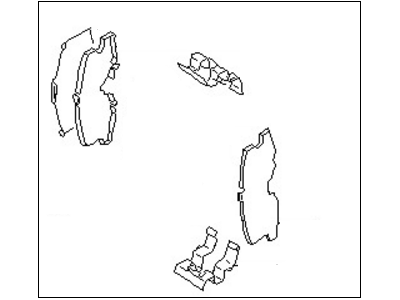 Nissan 41080-40F26 Front Disc Brake