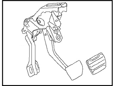 Nissan Brake Pedal - 46501-6AV1A