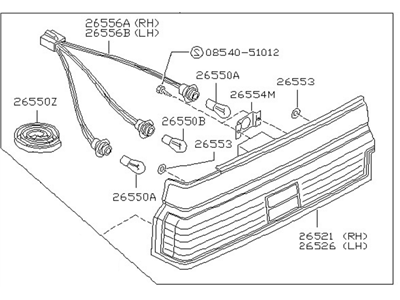 Nissan B6550-61A00