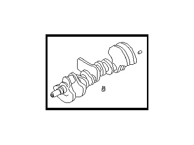 1995 Nissan Quest Crankshaft - 12200-21V11