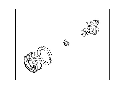 Nissan 37521-W1025 Bearing Kit Center