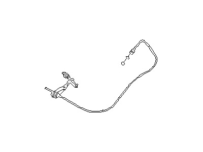 Nissan 90510-30P10 Cable-Trunk Lid&Gas Filler Opener