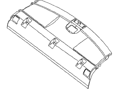 Nissan 79910-ET00B Finisher-Rear Parcel Shelf