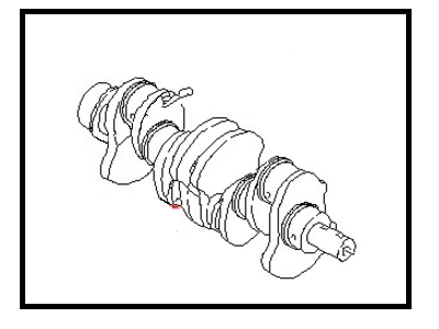 Nissan 12200-H8910 CRANKSHAFT