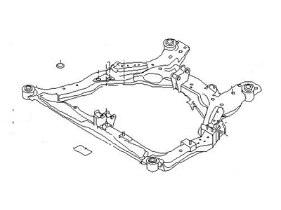 Nissan 54400-CA100 Member Complete-Front Suspension