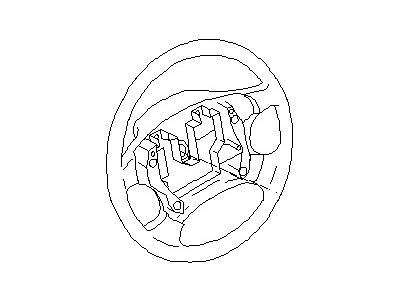 2002 Nissan Xterra Steering Wheel - 48430-8Z300