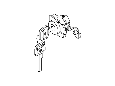 Nissan Armada Door Lock Cylinder - H0601-1BA0A