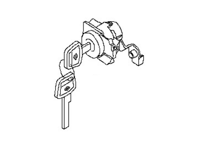 2018 Nissan Maxima Door Lock Cylinder - H0601-3TA0A