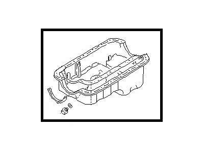 1986 Nissan 300ZX Oil Pan - 11110-01P00