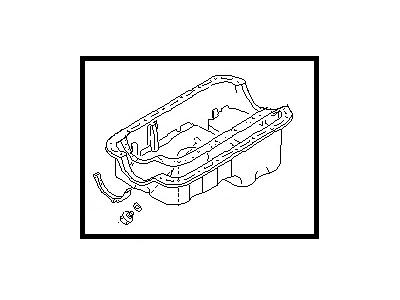 Nissan 300ZX Oil Pan - 11110-01P01