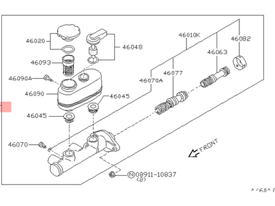 Nissan 46010-34A00 Master Cylinder