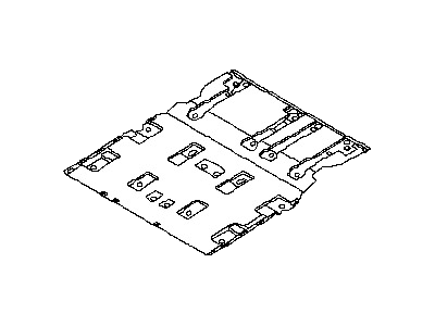 Nissan 74906-1JA0C Carpet-Floor Rear