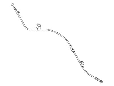 Nissan 36530-31U00 Cable Assy-Brake,Rear RH