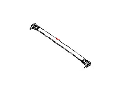 Nissan 73808-7S00A CROSSBAR Assembly, Rear