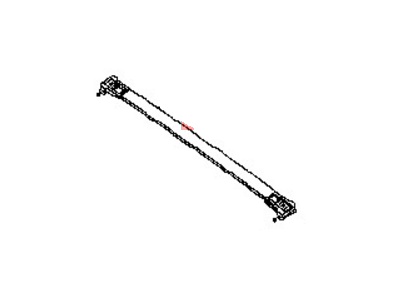 Nissan 73808-7S000 CROSSBAR Assembly,Rear