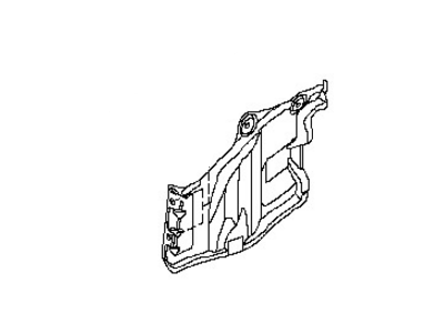 Nissan 64838-9NB0A Cover-Splash,Hoodledge RH