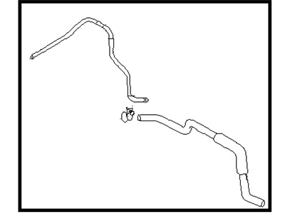 1999 Nissan Quest Power Steering Hose - 49726-1B002